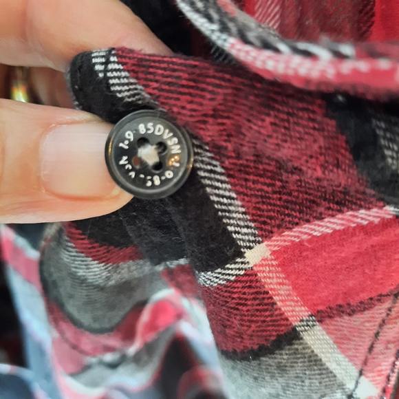 SOLD JEN'S BUNDLE black and red really comfy long short by Noize size L - Picture 4 of 7